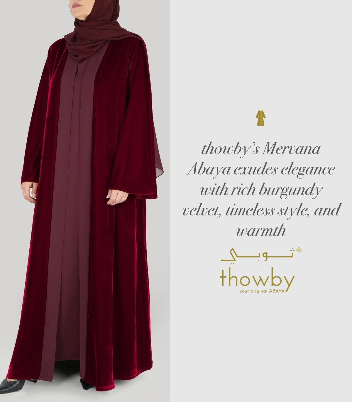 The Mervana Abaya: thowby’s Bestselling Velvet Abaya To Elevate Your Sophistication