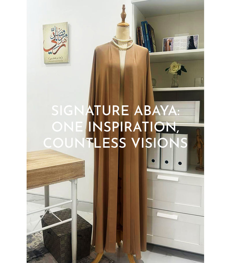 Signature Abaya: One Inspiration, Countless Visions