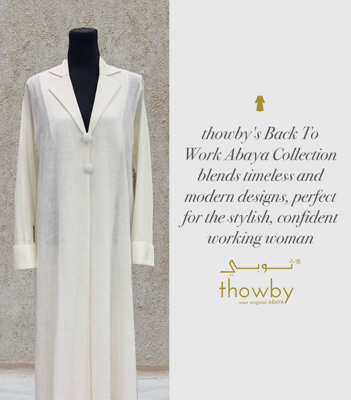 Thowby’s Back to Work Abaya Collection