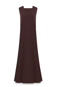 brown under dress