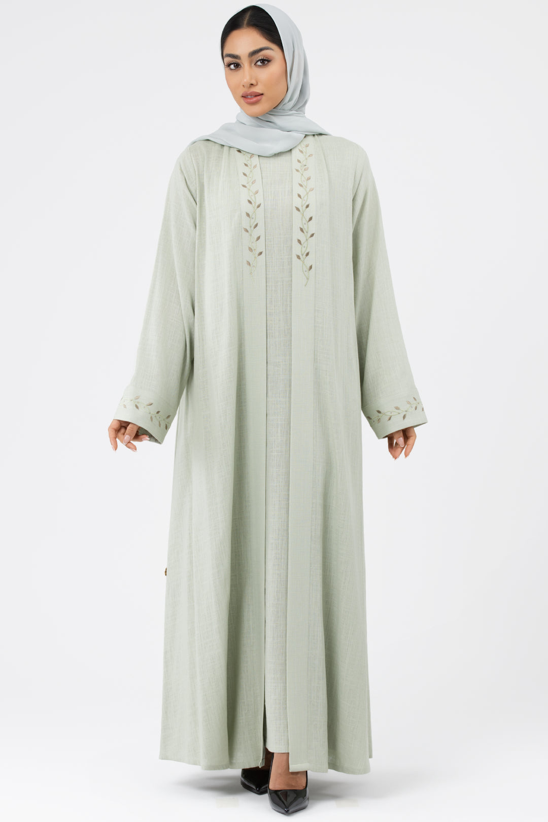 Diamond-Tone Abaya Set