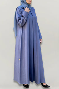Flowy Lavender Linen Abaya