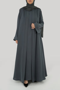 Elegant Charcoal Grey Colored Abaya
