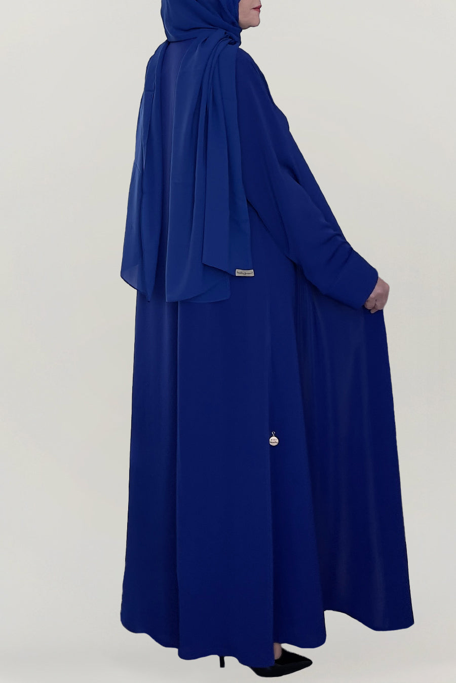 Beautiful Royal Blue Colored Abaya