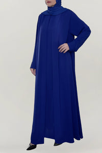 Beautiful Royal Blue Colored Abaya