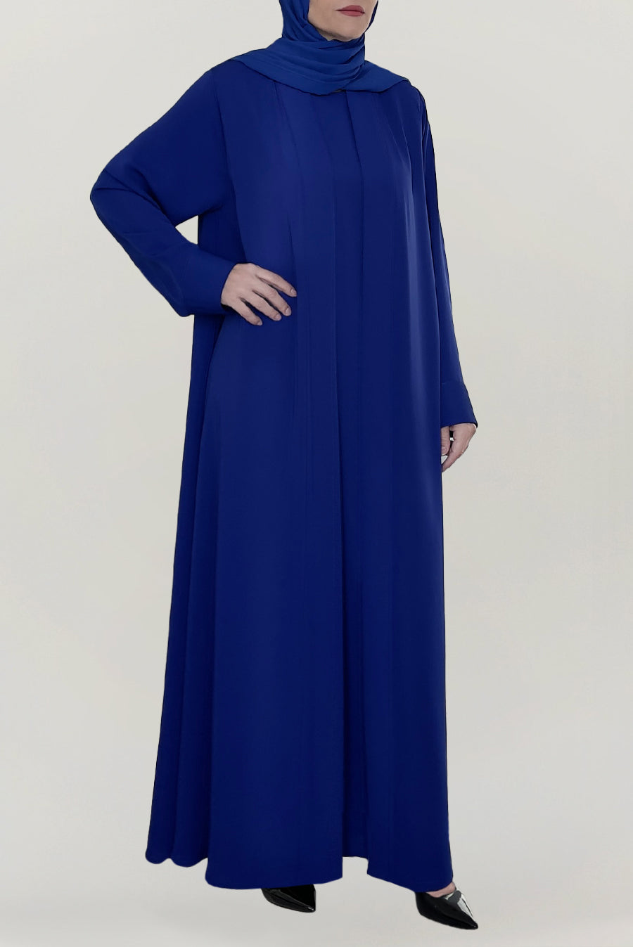 Beautiful Royal Blue Colored Abaya