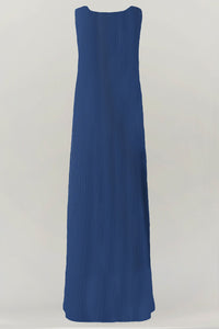Crushed Blue Colored Bisht - under dress