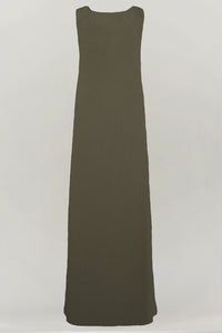 Stylish Olive Green Velvet Winter - under dress