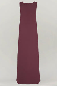 Premium Burgundy Velvet Winter - under dress