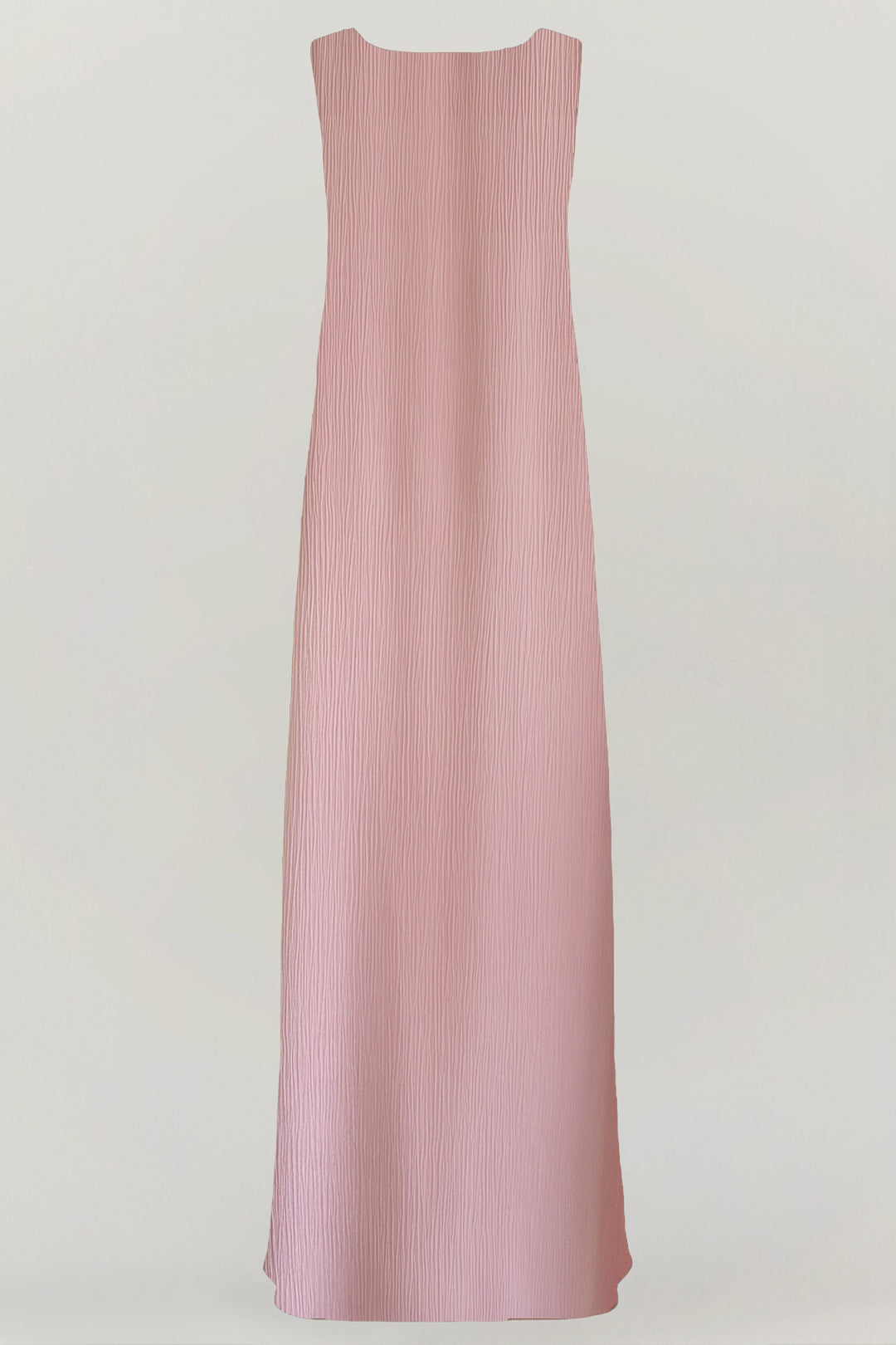 tWrinkled Bisht Pink Colored under abaya dress