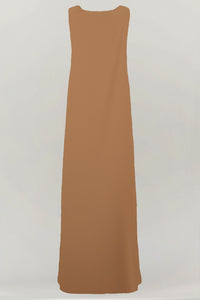 Chic Camel Velvet Winter - under dress