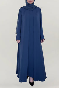 Classic Plain Blue Colored Abaya
