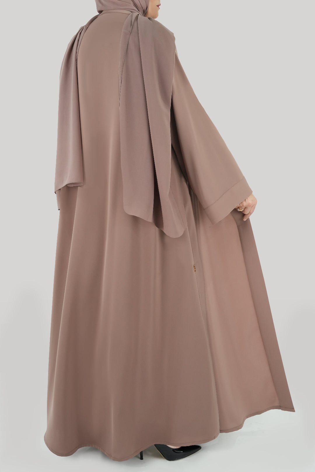 Classy Mocha Brown Colored Abaya