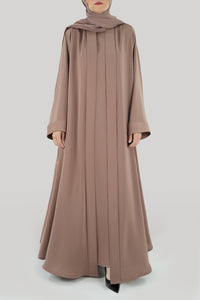 Classy Mocha Brown Colored Abaya