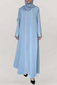 Flowy Sky Blue Colored Abaya