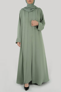 Beautiful Pistachio Green Colored Abaya