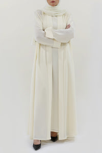 Elegant Cream Colored Abaya