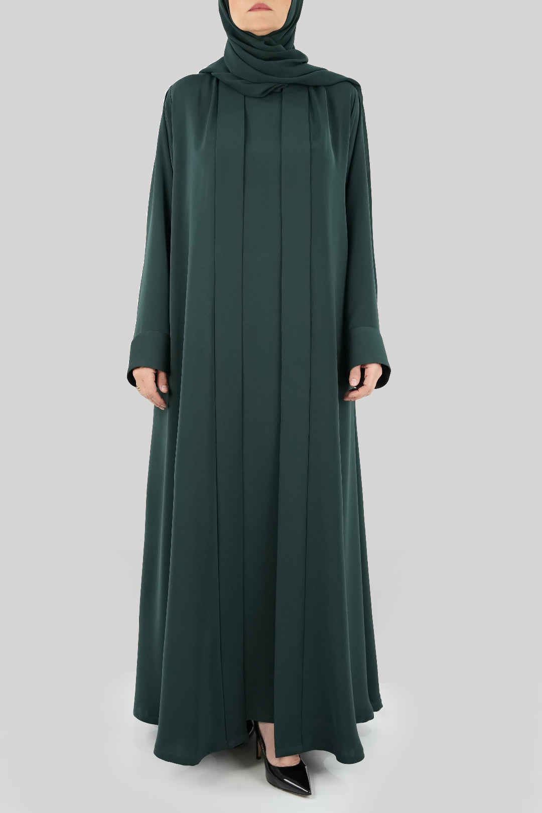 Chic Royal Green Colored Abaya