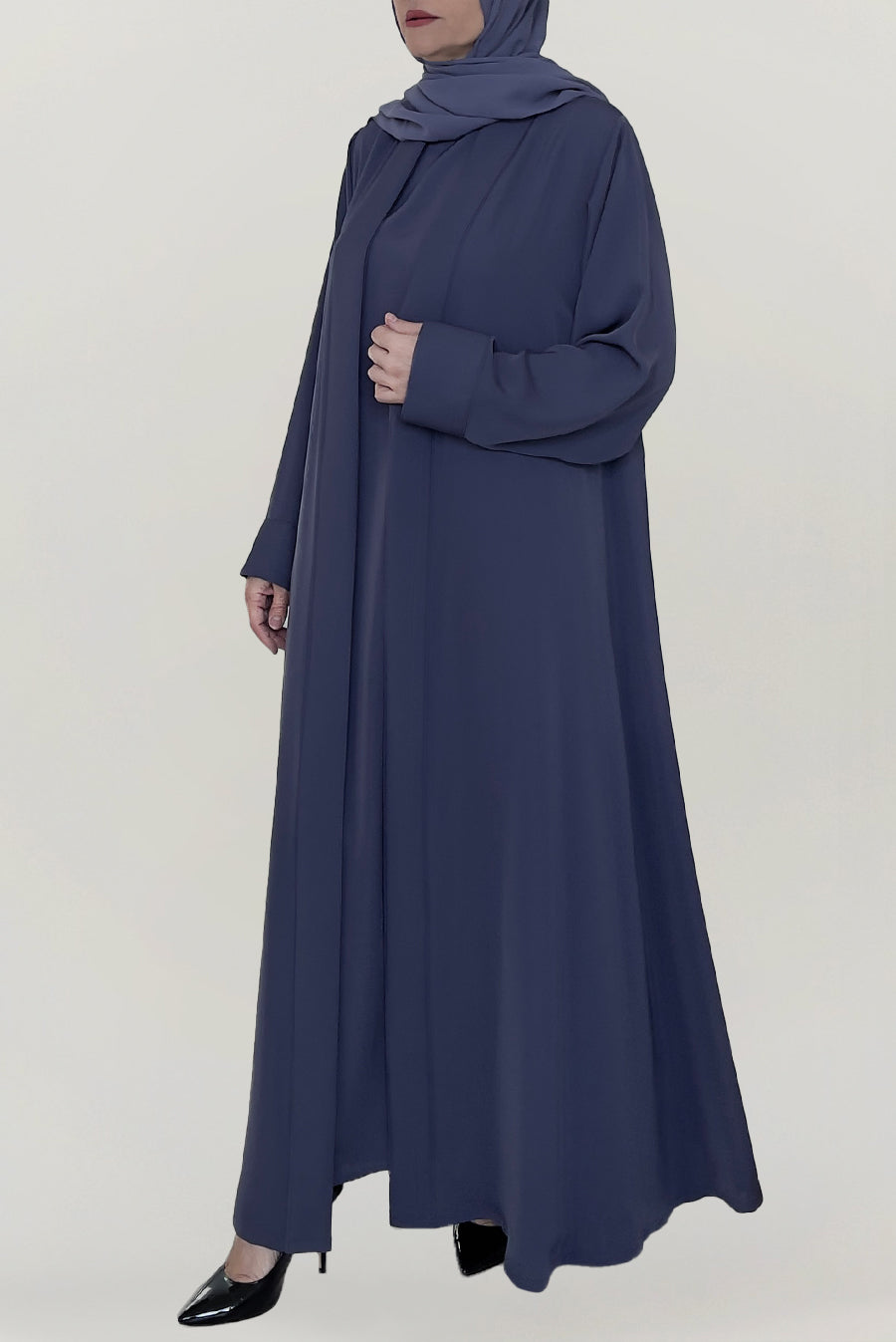 Classy Dark Blue Colored Abaya