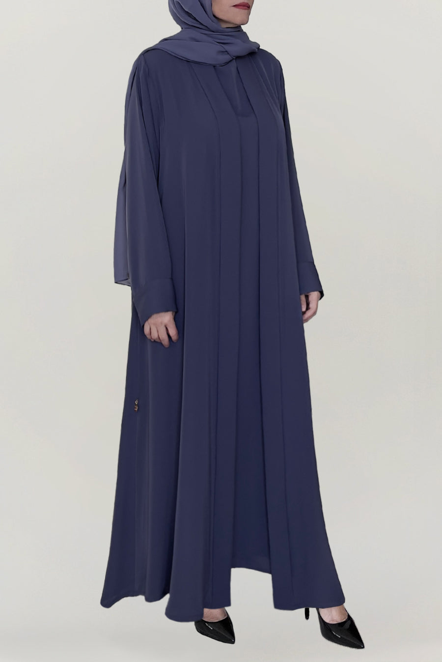 Classy Dark Blue Colored Abaya