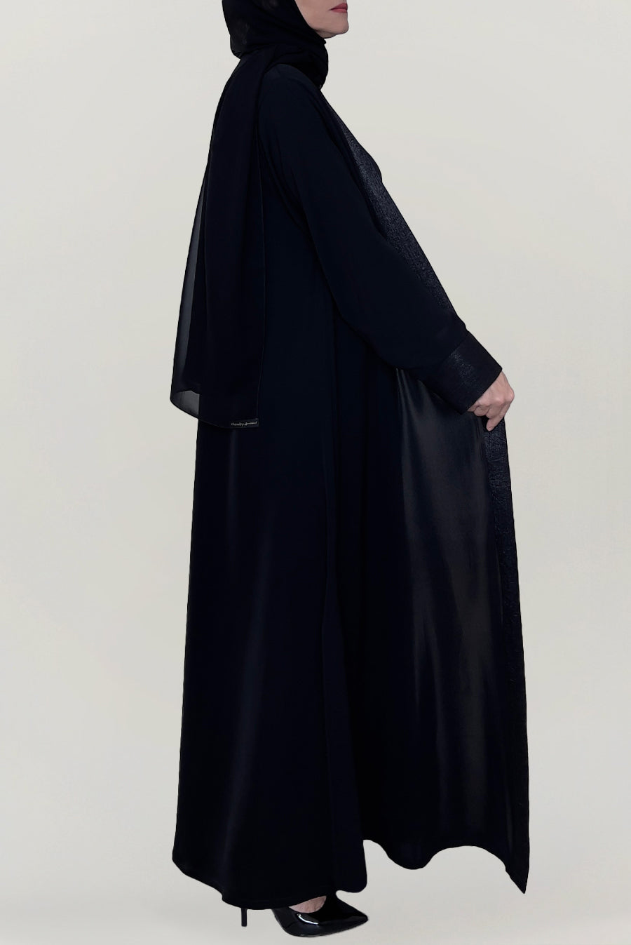 Classy Embellished Black Abaya