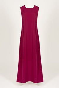 Cheerful Fuchsia Embroidered Abaya Set