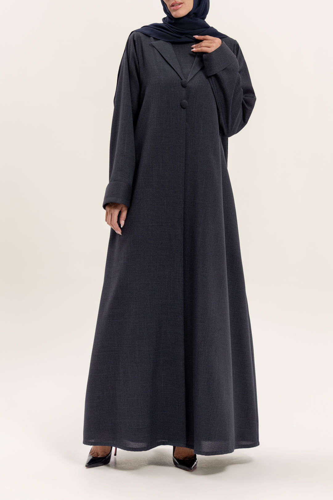 Luxury Buttoned Abaya Set