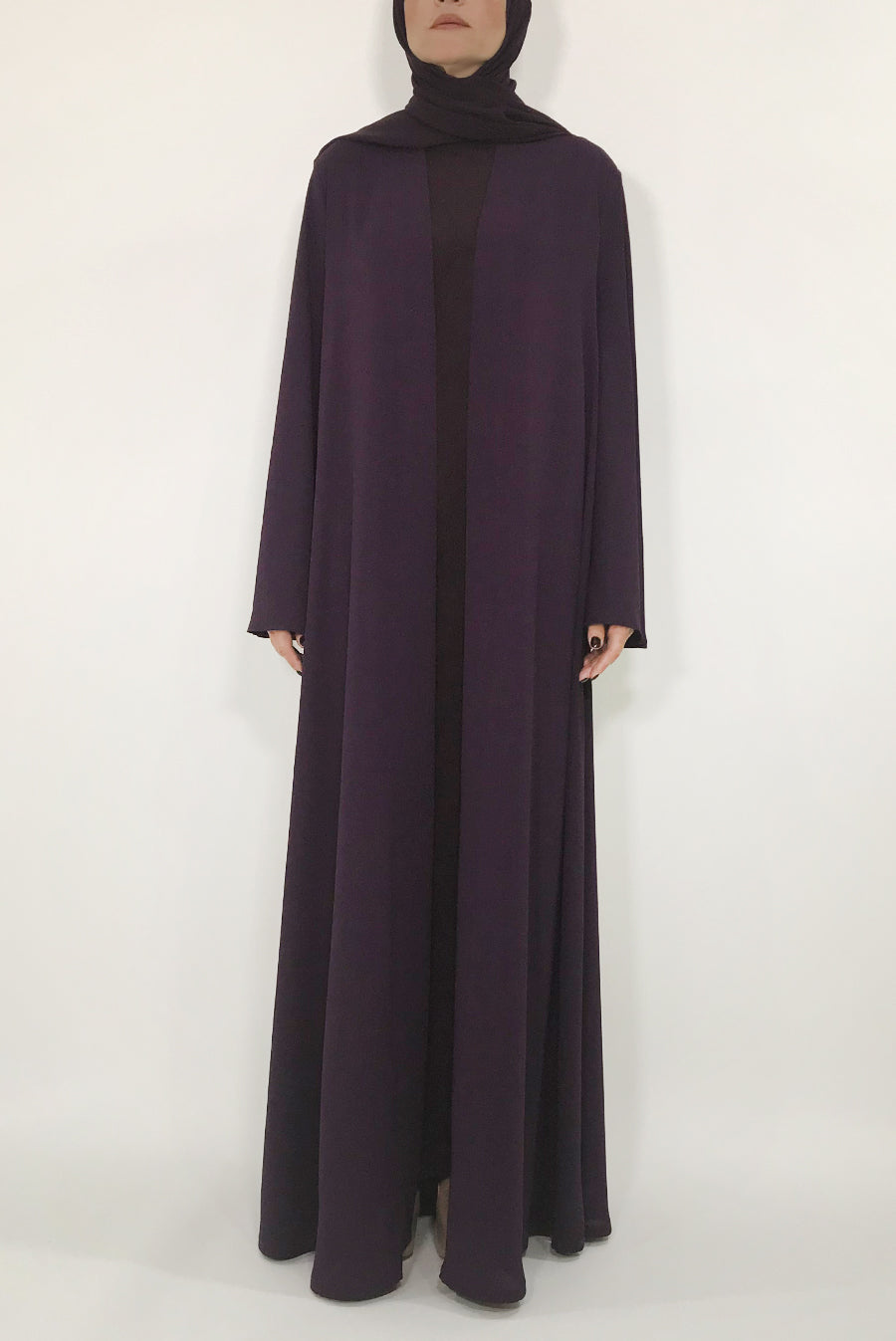 Chic Purple Colored Abaya