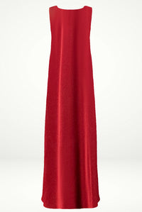 Cheerful Red Silk under dress