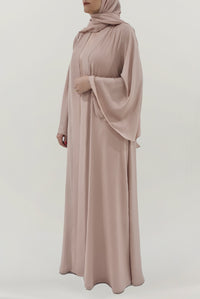 Nice Plain Beige Colored Abaya
