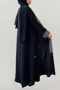 Luxury Detailed Black Abaya