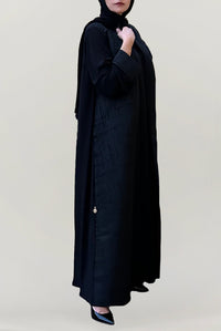 Modern Embellished Black Abaya