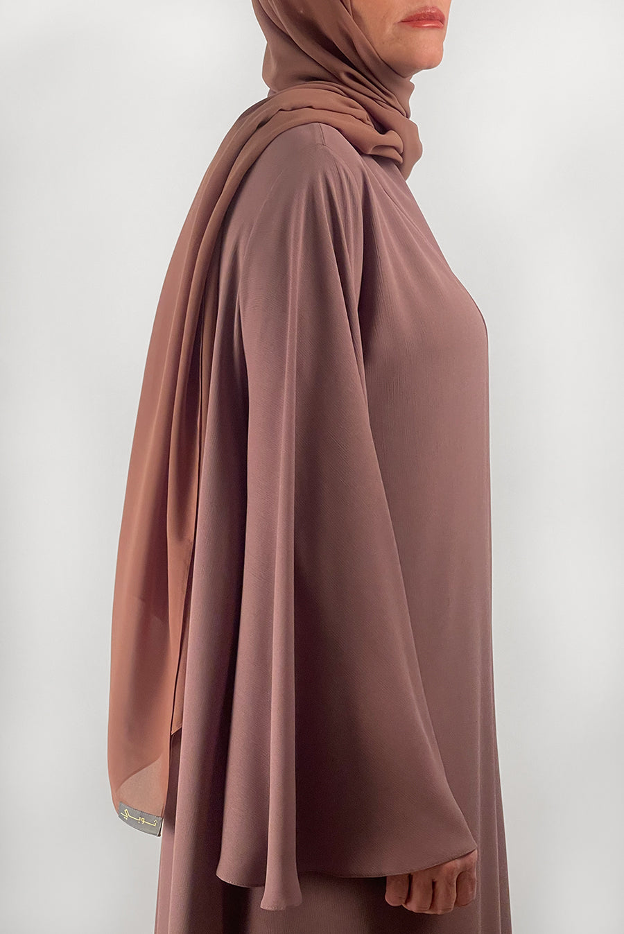 Lovely Pinkish Brown Colored Abaya