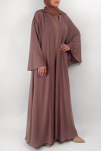 Lovely Pinkish Brown Colored Abaya