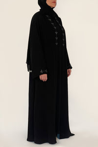 black designer abaya - thowby - dubai online abaya shops