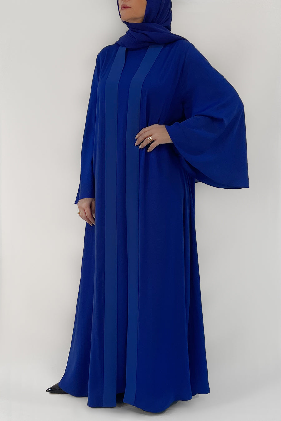 Royal Blue Abaya - thowby - dubai online abaya shops