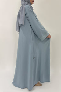 Vibrant Light Blue Colored Abaya