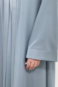 Vibrant Light Blue Colored Abaya