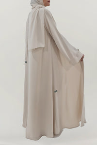 Elegant Off-White Colored Abaya