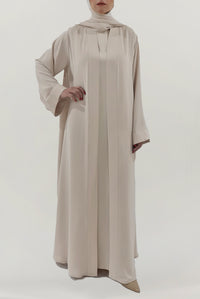Elegant Off-White Colored Abaya