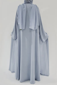baby grey abaya - thowby - best dubai abayas near me