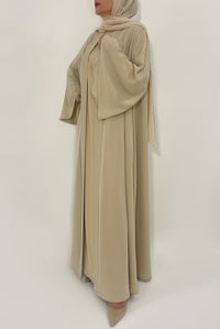 Elegant Classy Beige Colored Abaya