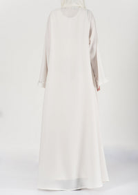 Modern Off White Abaya