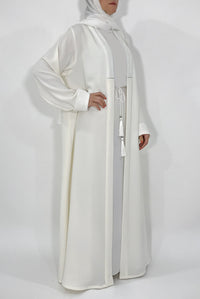 Premium Plain White Abaya