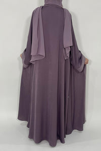 Cheerful Lilac Purple Evening Abaya