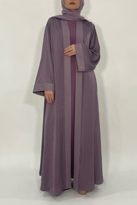 Cheerful Lilac Purple Evening Abaya