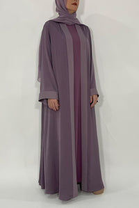 Cheerful Lilac Purple Evening Abaya