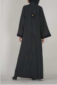Simple Flowy Black Abaya