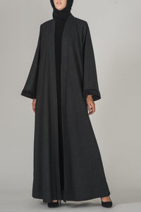 Simple Flowy Black Abaya