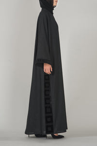 Simple Flowy Black Abaya